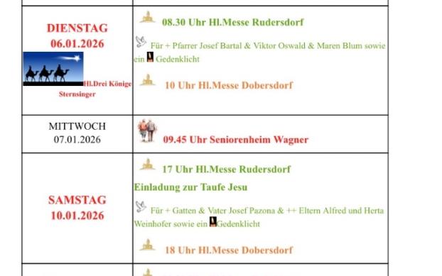 Gottesdienstsordnung