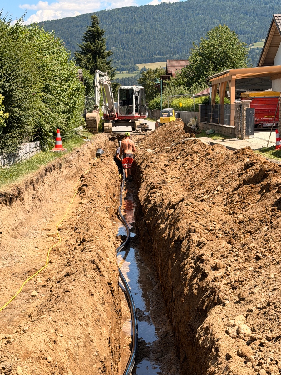Wasserrohrbruch behoben!