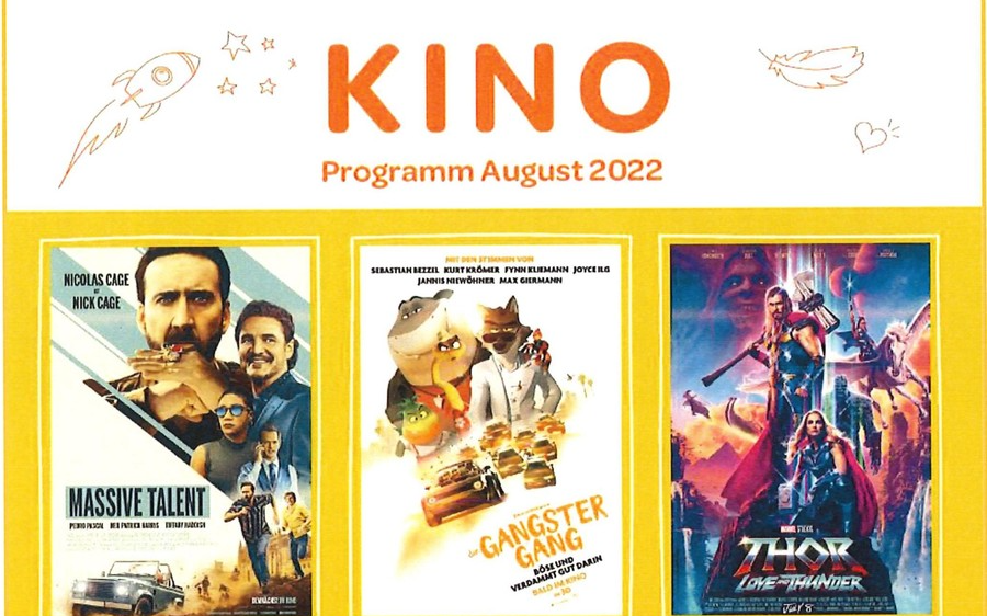 Kinoprogramm August