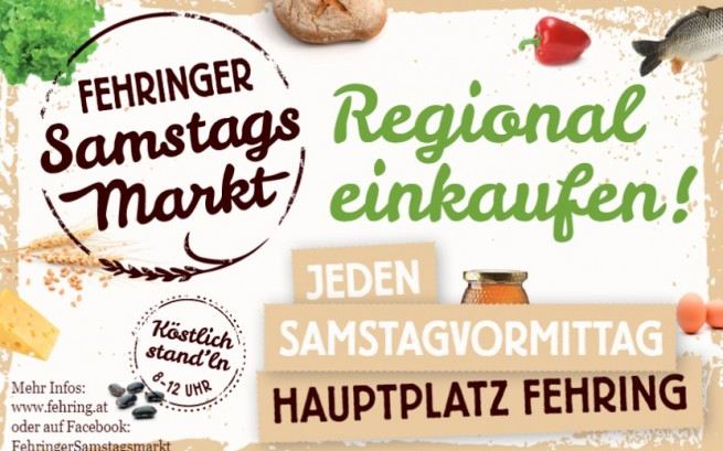 Fehringer Samstagsmarkt - Eröffnung 18. März 2023!