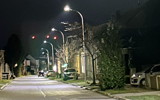 neue LED-Leuchten in der Hauptstraße