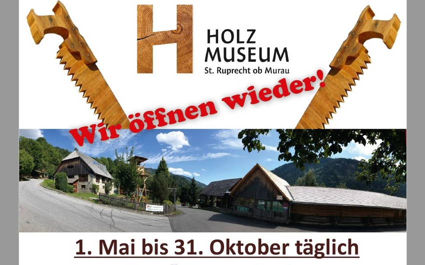Das Holzmuseum öffnet wieder