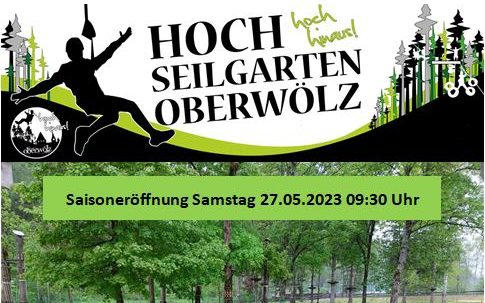 Eröffnung Saison Hochseilgarten