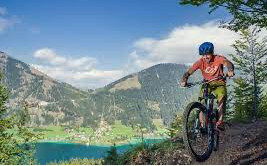 Mountainbiken am Weissensee