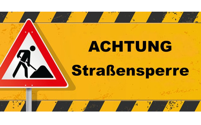 Straßensperre in Oberfladnitz ab 11.09.2023
