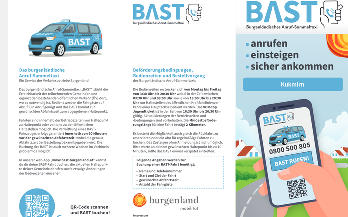 BAST - Burgenländisches Anrufsammeltaxi