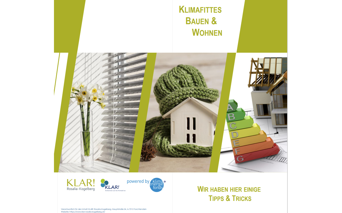 KLAR! Klimafittes Bauen und Wohnen