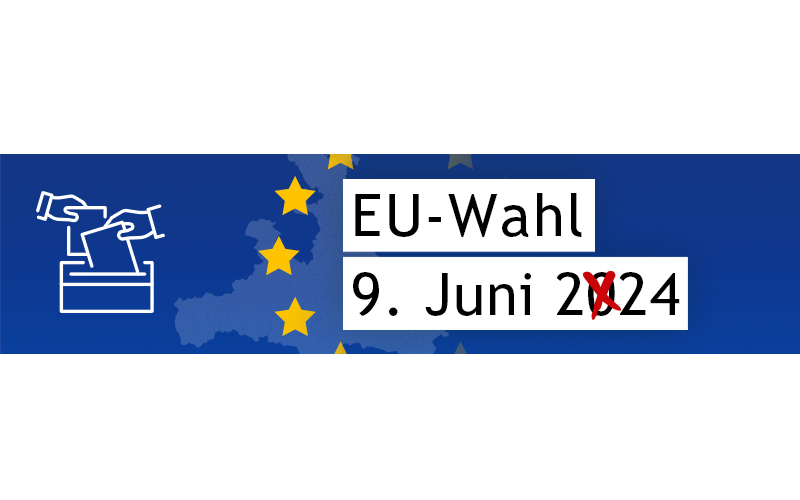 Eintragung in die Wählerevidenz und Europa-Wählerevidenz für UnionsbürgerInnen für die Europawahl am 09.06.2024
