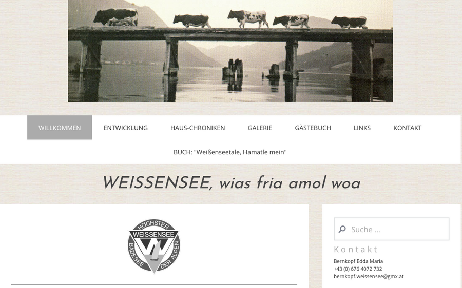 Weissensee, wias fria amol woa - digitales Archiv