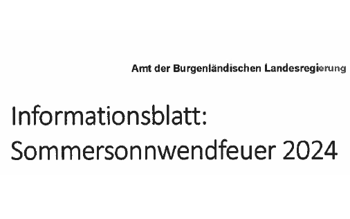 Informationsblatt - Sommersonnwendfeuer 2024