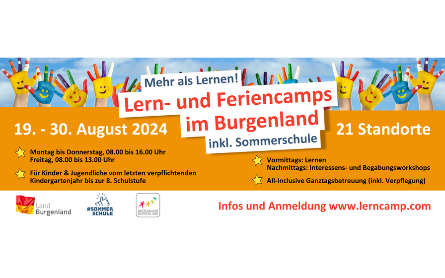 Lern- und Feriencamps im Burgenland