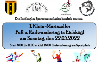 22.05.2022 1. Klein-Mariazeller Fuß- und Radwandertag, Sportplatz Eichkögl