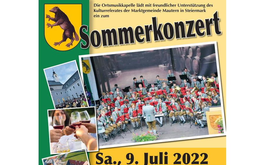 09.07.2022 Sommerkonzert “Wein trifft Blasmusik“ , Klosterinnenhof