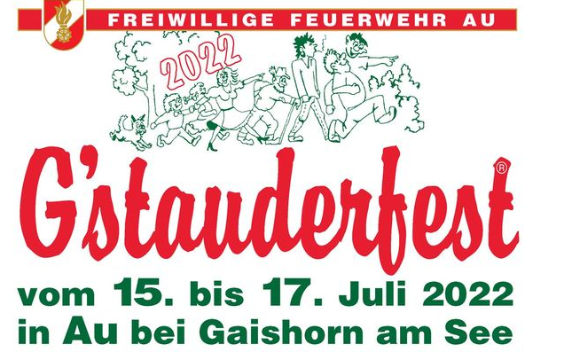 15.07.2022 Gstauderfest von 15. Juli bis 17. Juli 2022, Gstauderfestplatz