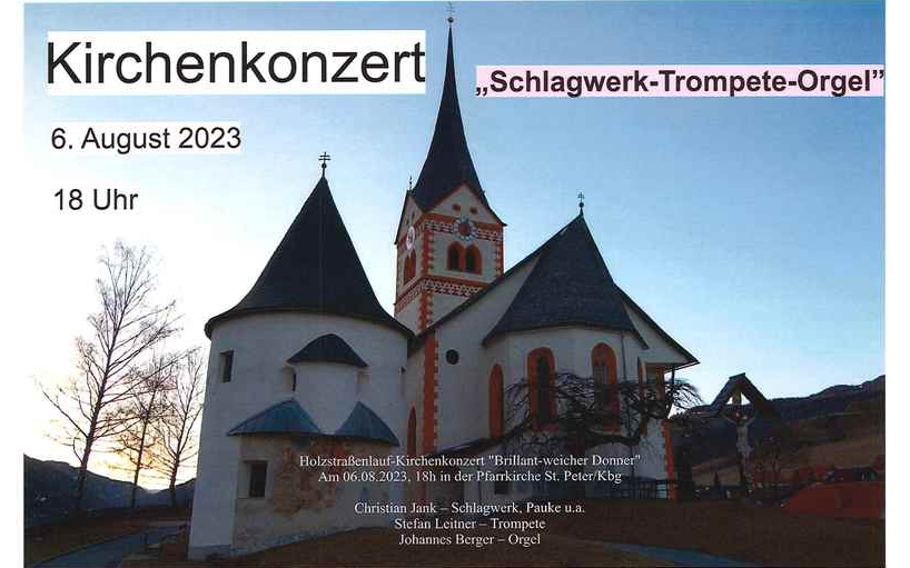 Holzstraßenlauf-Kirchenkonzert “Brillant-weicher Donner“