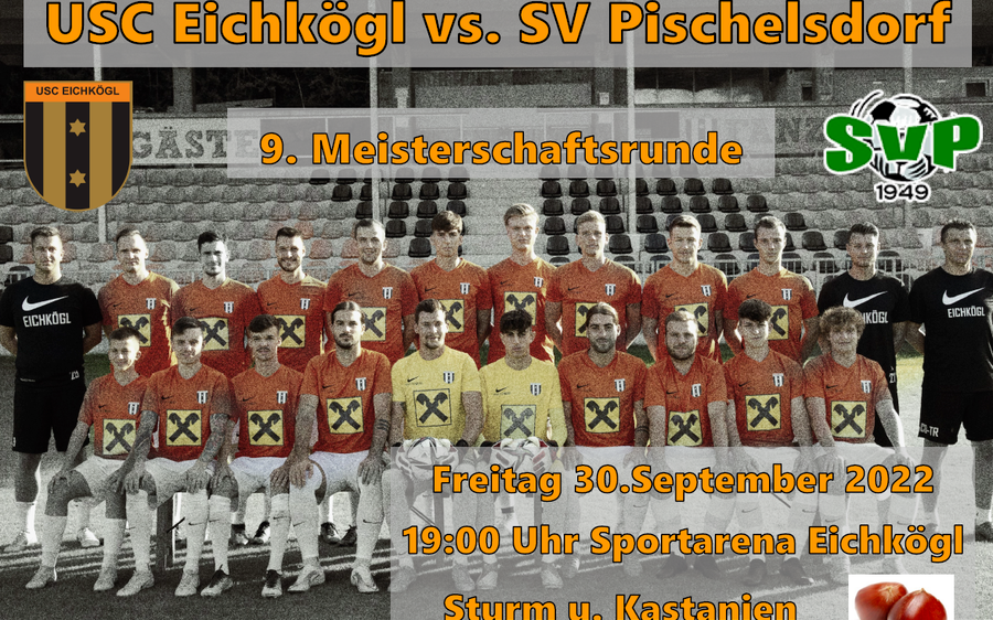 30.09.2022 Meisterschaftsspiel USC Eichkögl gegen SV Pischelsdorf, Sportarena Eichkögl