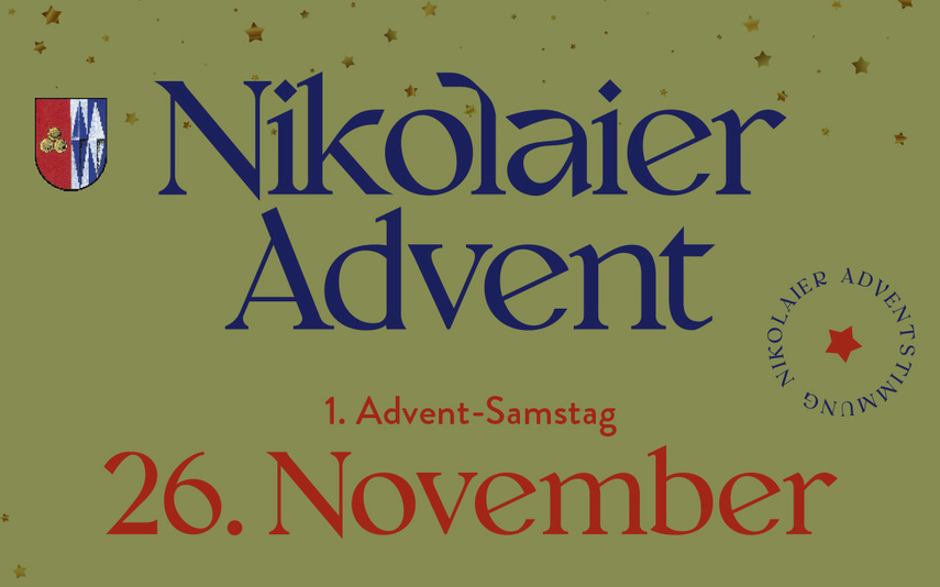 Nikolaier Advent - 1. Adventsamstag