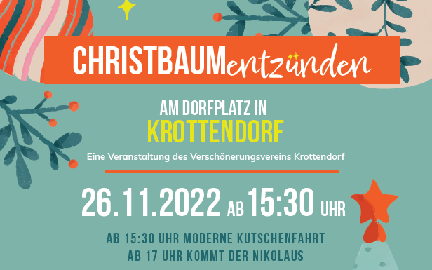 Christbaumentzünden Krottendorf
