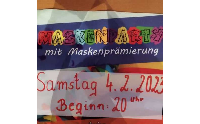 04.02.2023 Maskenparty, Gasthof Kammersberger-Heit