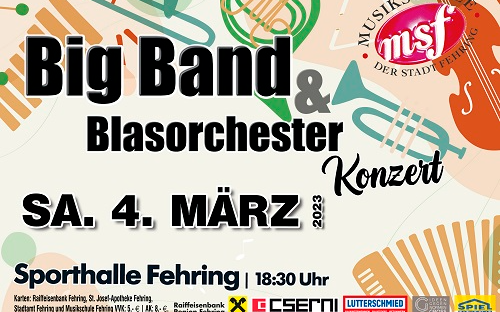 Big Band- und Blasorchester Konzert der Musikschule Fehring