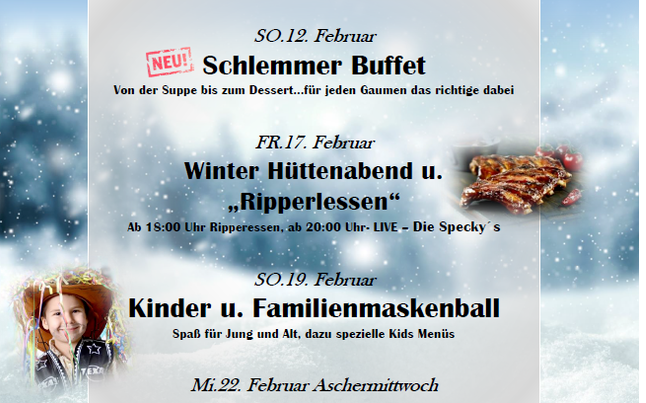 12.02.2023 Schlemmer Buffet, Gasthof Trattner