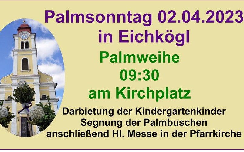 02.04.2023 Palmweihe , Wallfahrtskirche