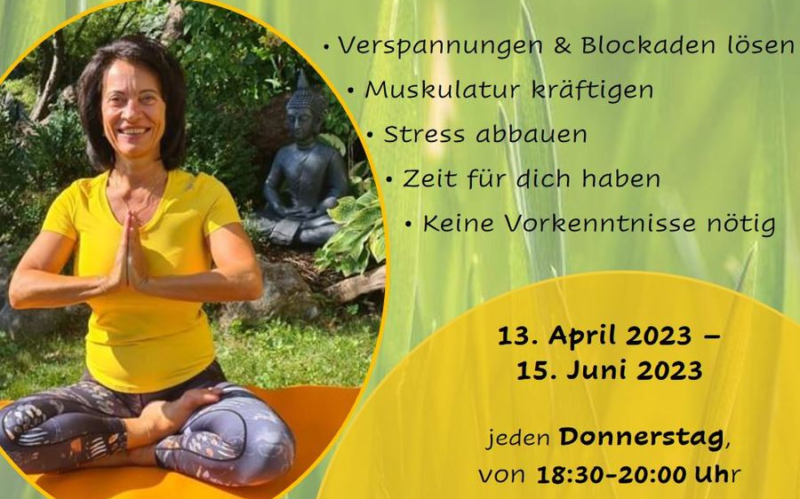 13.04.2023 Yogakurs - Flow Yoga by Anita, Turnsaal der Volksschule Stainach-Pürgg