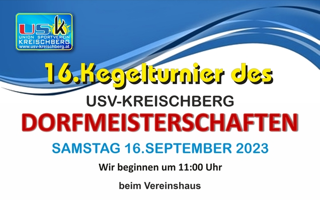 14. Kegelturnier des USV-Kreischberg