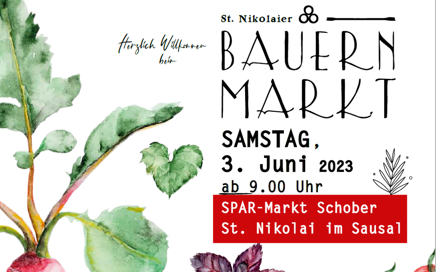 03.06.2023 Bauernmarkt, SPAR-Markt Schober