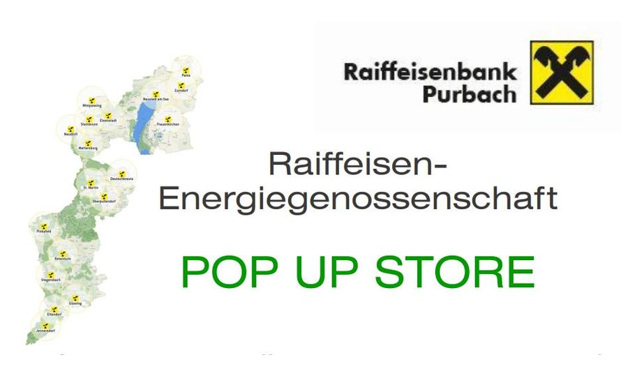 Raiffeisen Energiegenossenschaft - Pop Up Store