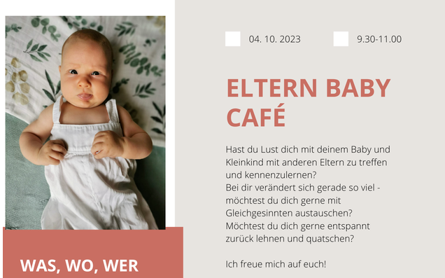 04.10.2023 Eltern-Baby-Café, St. Nikolai i. S. 25