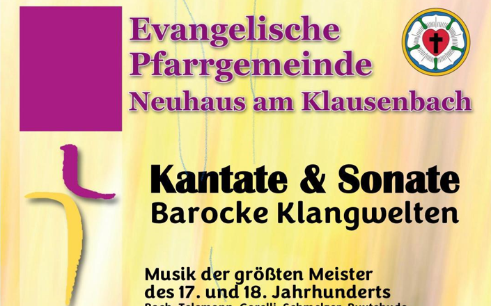 22.09.2023 Kantate & Sonate, Evangel. Pfarrkirche Neuhaus/Klb