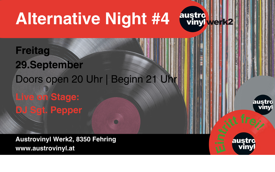 29.09.2023 Alternative Night #4, Austrovinyl Werk 2