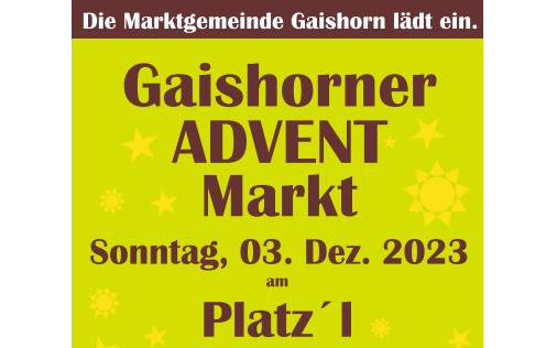 Gaishorner Adventmarkt