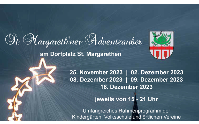 08.12.2023 St. Margareth`ner Adventzauber, Dorfplatz St. Margarethen