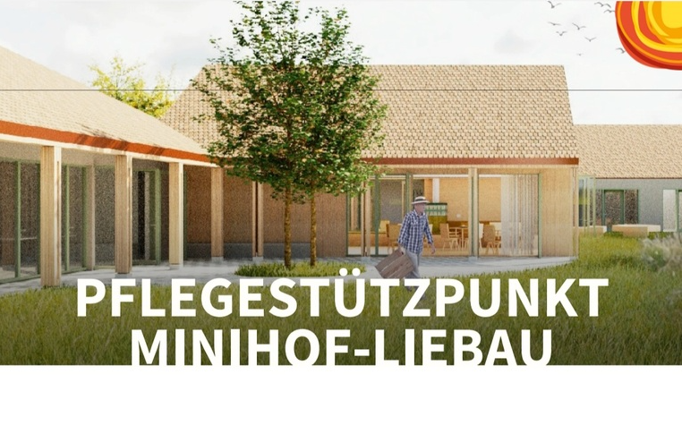 Spatenstich Pflegestützpunkt Minihof-Liebau mit LR Leonhard Schneemann