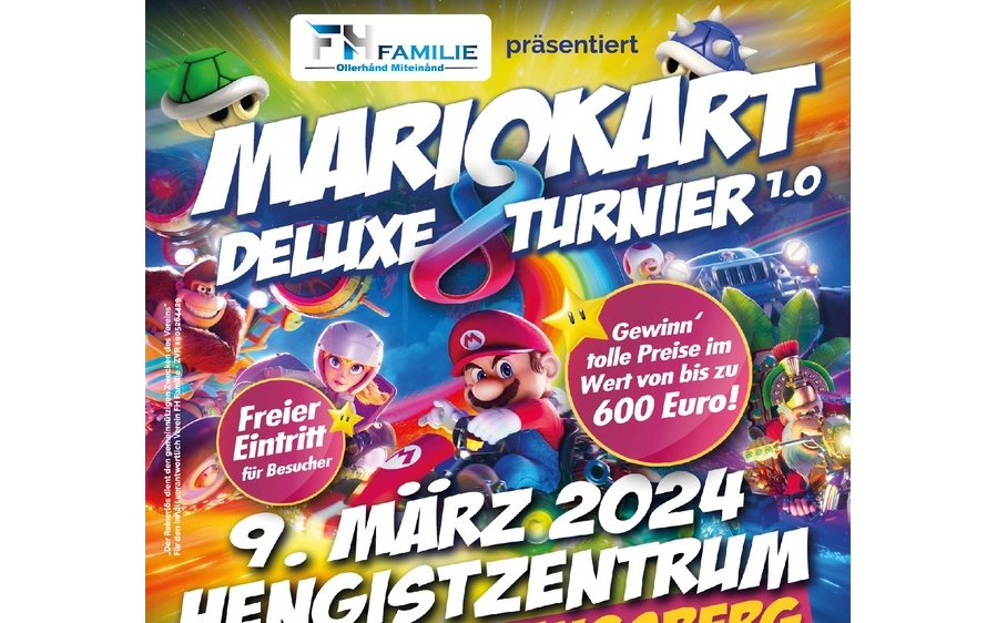 09.03.2024 Mario Kart Deluxe Turnier 1.0, Hengistzentrum
