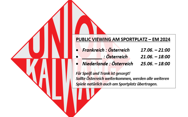 17.06.2024 Public Viewing Frankreich : Österreich, Sportplatz Kalwang