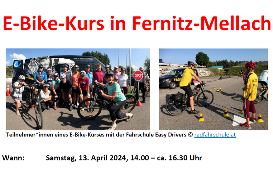 E-Bike-Kurs in Fernitz-Mellach