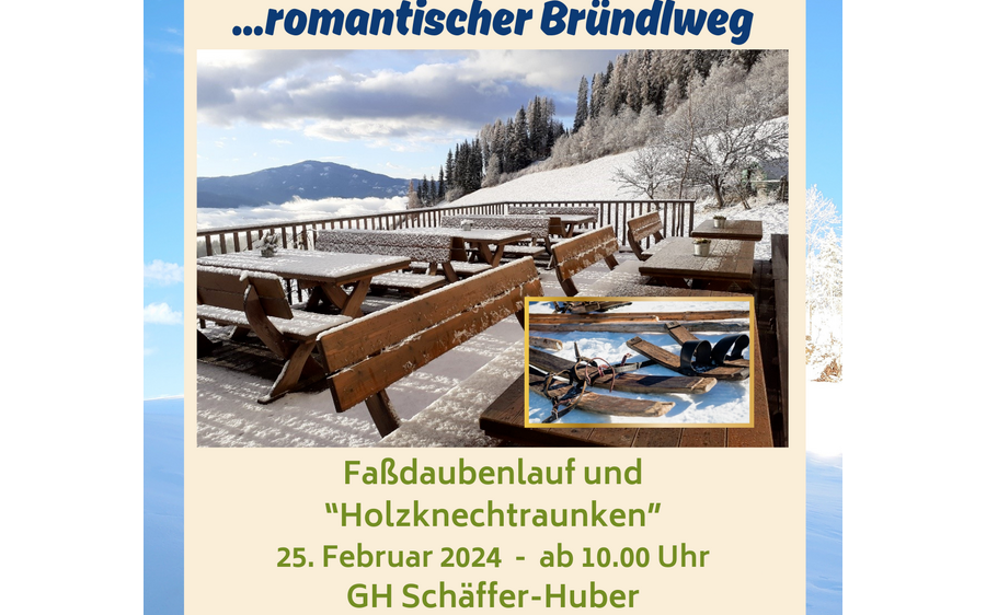 25.02.2024 A viertel Jahrhundert.... romantischer Bründlweg, Bründlweg