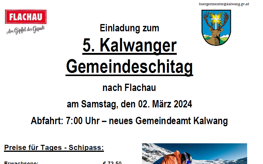 02.03.2024 5. Kalwanger Gemeindeschitag, Flachau