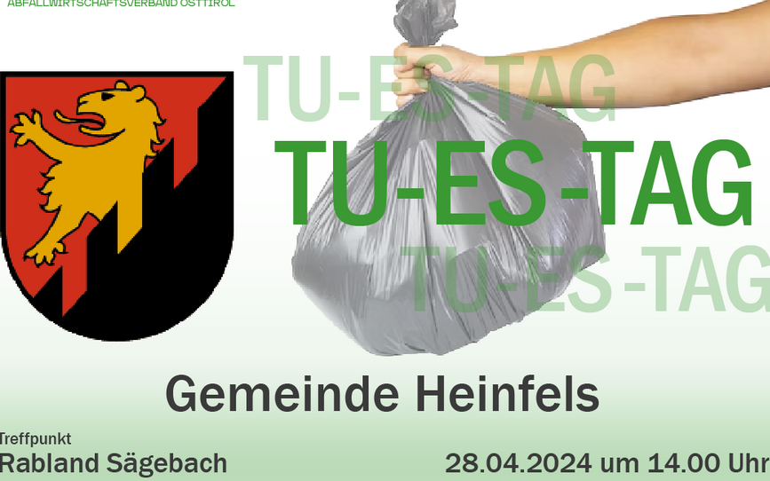 28.04.2024 #TU-ES-TAG macht Osttirol rein!, Rabland Sägebach