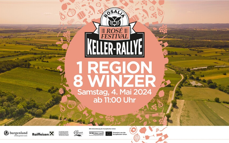 04.05.2024 Rosé Festival / Keller-Rallye , Weinbaugebiet Rosalia