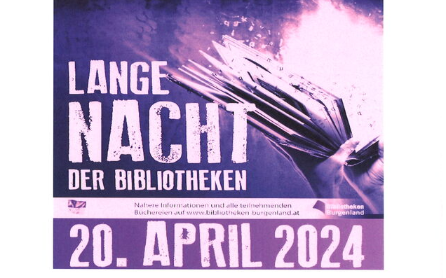 20.04.2024 Lange Nacht der Bibliotheken, Gemeindeamt Heiligenkreuz i.L.
