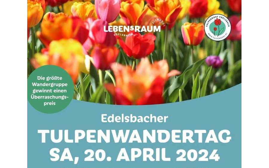 20.04.2024 Edelsbacher Tulpenwandertag, Edelsbach