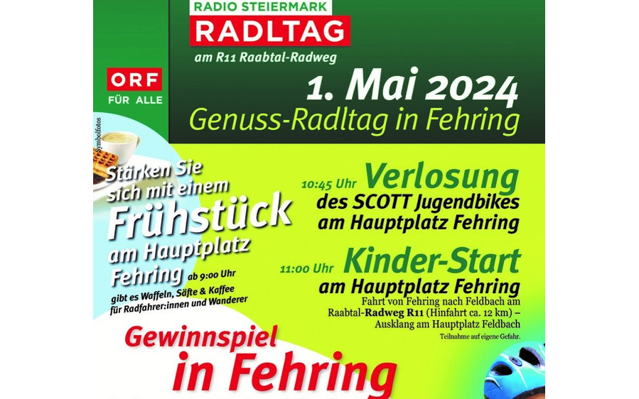 01.05.2024 Radio Steiermark RADLTAG , Hauptplatz Fehring