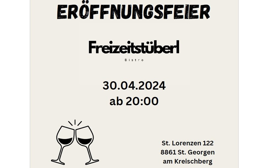 30.04.2024 Eröffnungsfeier - Freizeitstüberl, Freibad St. Lorenzen