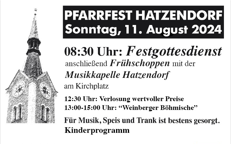 Pfarrfest Hatzendorf