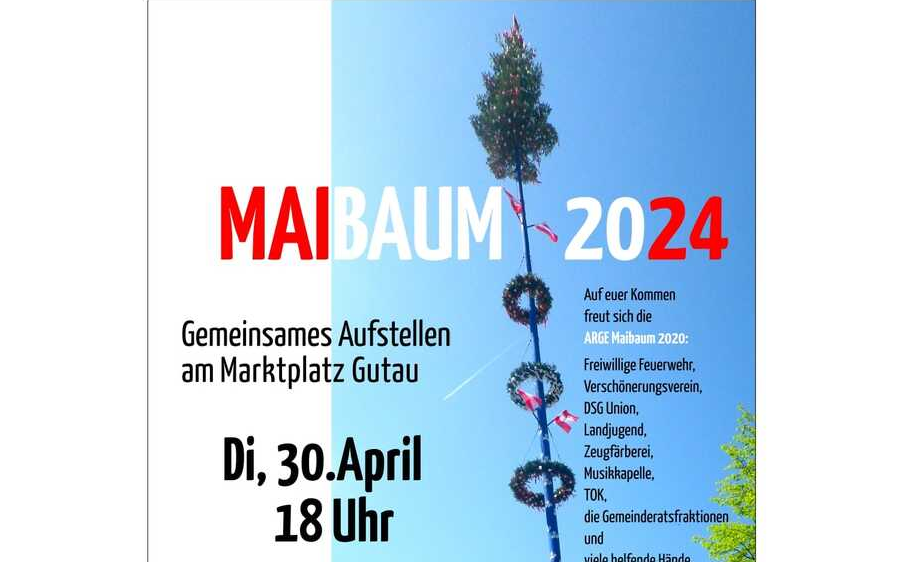 30.04.2024 Maibaum 2024, Marktplatz