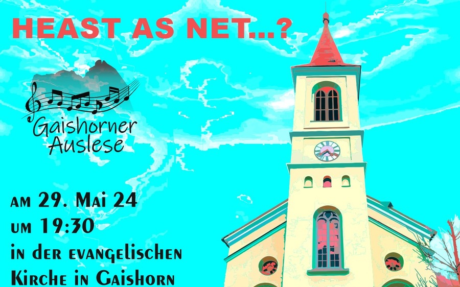 29.05.2024 Chorkonzert in der evang. Kirche, Evang. Friedenskirche Gaishorn